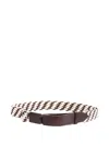 Orciani Cintura Nobukle Belt In Gray