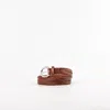 ORCIANI ORCIANI BRAIDED LEATHER BELT