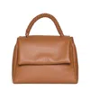 Orciani Brown Braided Leather Cigar Bag In Brown