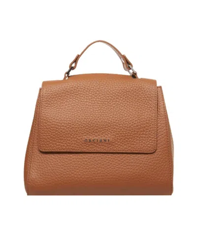 Orciani Brown Sveva Soft' Leather Handbag