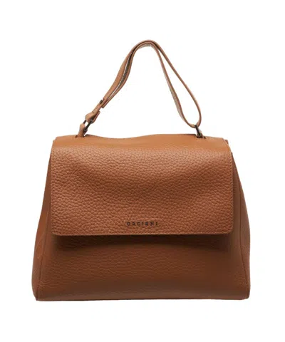 Orciani Brown 'sveva Soft Medium' Shoulder Bag