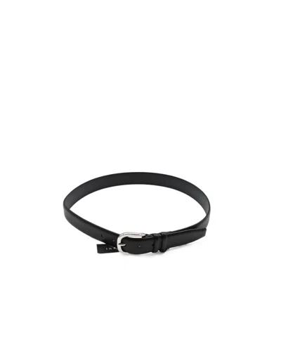 Orciani Buckle Belt In Metallic