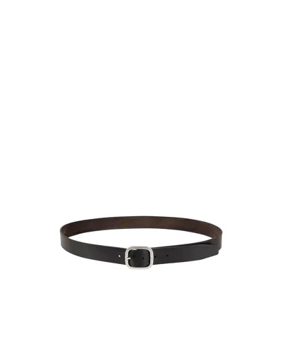 Orciani Buckle Belt In Orange