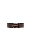 Orciani Buckle Belt In Black
