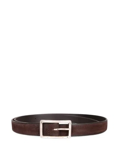 Orciani Buckle Belt In Brown