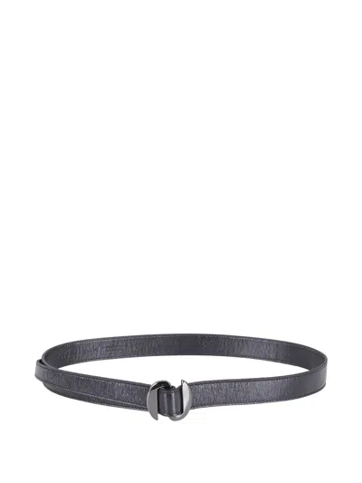 Orciani Buckle-fastening Belt In Black