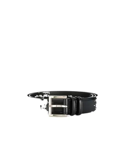 Orciani Buckled Belt In Black