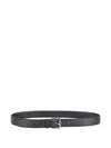 Orciani Buckled Leather Belt In Black