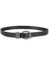 Orciani Buckled Leather Belt In Black