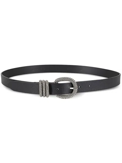 Orciani Buckled Leather Belt In Black