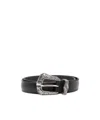 Orciani Bull Soft B Belt In Black