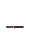 Orciani Burnt Leather Bull Soft Belt