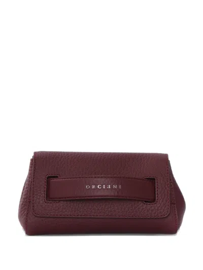 Orciani Chain-detail Clutch In Red