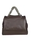 Orciani Chain-link Detail Tote Bag In Marrone