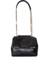 Orciani Chain Handle Shoulder Bag In Black