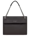 Orciani Chain-strap Leather Shoulder Bag In Brown