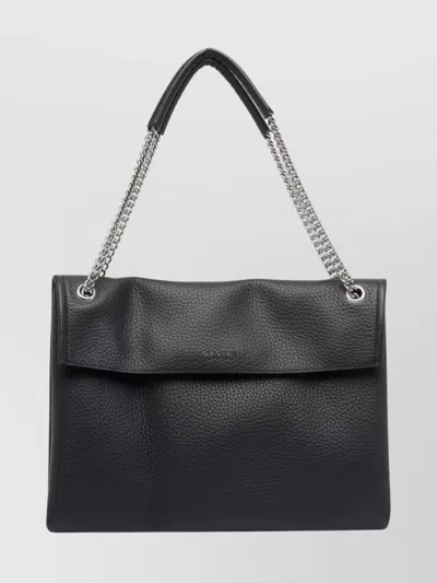 ORCIANI CHAIN STRAP SHOULDER BAG WITH ADJUSTABLE HANDLES