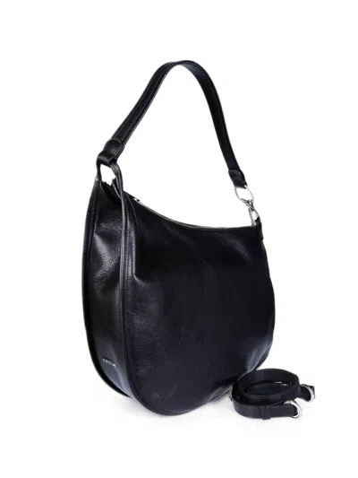Orciani Chaos Leather Shoulder Bag In Brown