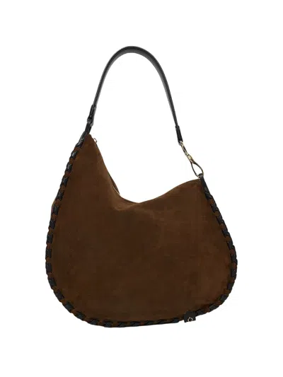 Orciani Chaos M Peach Cross Bag In Brown