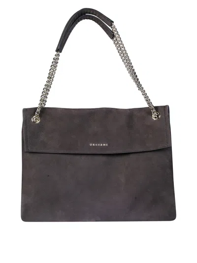 Orciani Chic Midi Handbag For Women In Brown