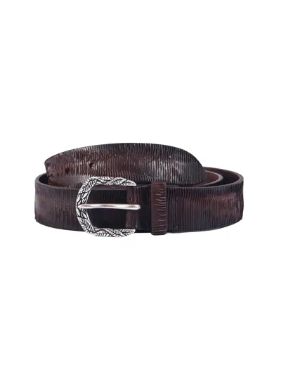 Orciani Cintura In Brown
