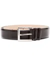 Orciani Adjustable Leather Belt Crafted Sophistication In Black