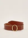 Orciani Cintura In Pelle Bull Belt In Brown