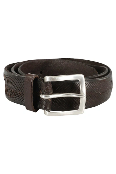 Orciani Cintura In Pelle In Brown