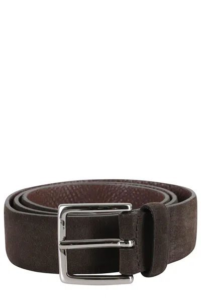 Orciani Cintura In Pelle In Brown