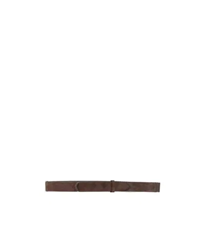 Orciani Cintura Nobuckle In Brown