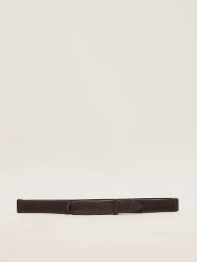 Orciani Cintura Nobukle Belt In Brown
