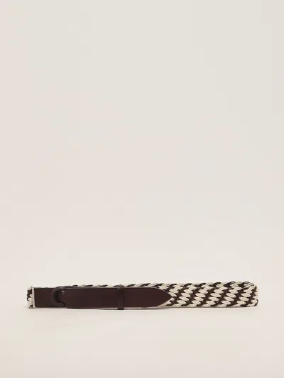 Orciani Cintura Nobukle Belt In Brown