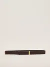 Orciani Cintura Nobukle Belt In Brown
