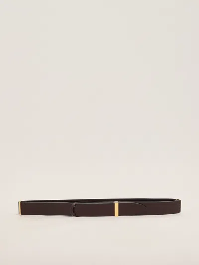 Orciani Cintura Nobukle Belt In Brown