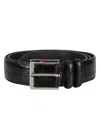 Orciani Belt In Ner Nero