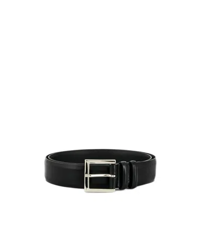 Orciani Classic Buckle Belt In Black