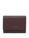 Orciani Soft Textured Wallet And Cardholder In Brown