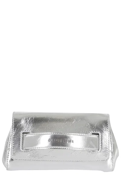 Orciani Clutch Gossip In Arg Argento