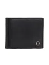 Orciani Leather Money-clip Wallet In Black
