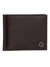 Orciani Hammered-leather Wallet In Brown