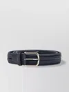 ORCIANI COTTON AND LEATHER WOVEN BELT