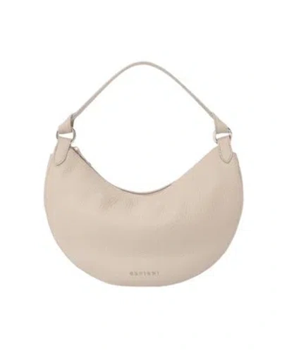 Orciani Crescent-shaped Handbag In Smooth Leather