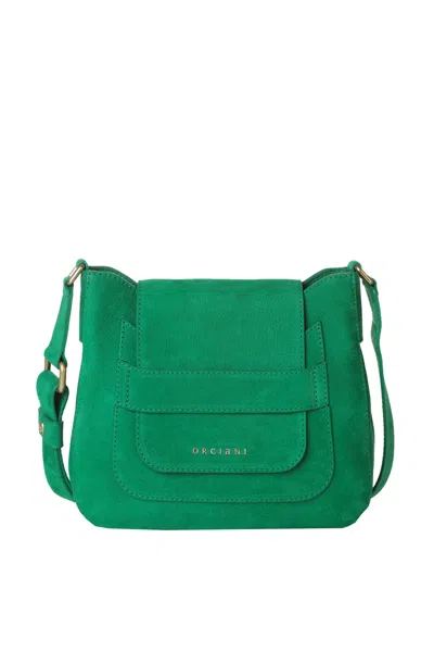 Orciani Dama Nabucco Shoulder Bag In Green