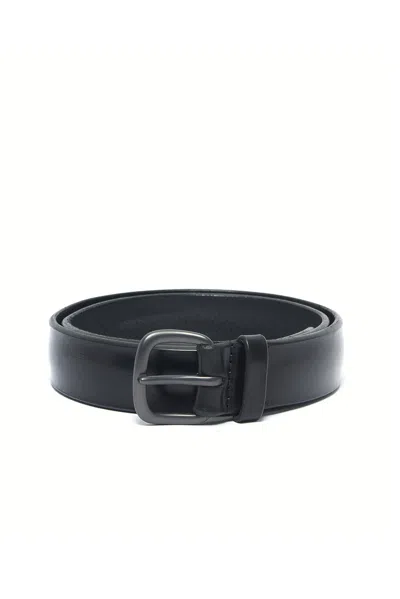 Orciani Designer Leather Belt For Men - Fw25 Collection In Green