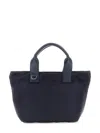 Orciani Double Handle Shoulder Bag In Blue