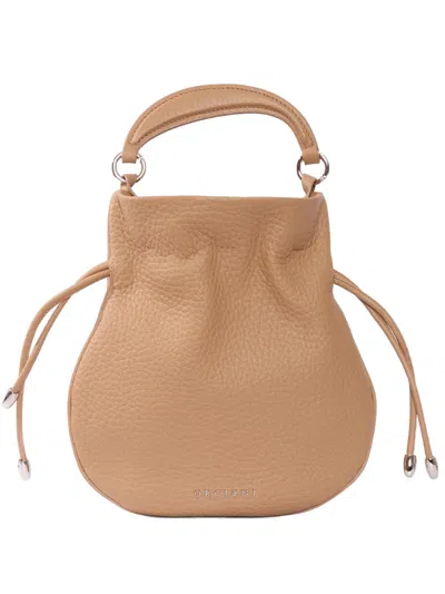 Orciani Drawstring-detail Tote Bag In Nude