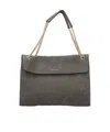 Orciani Medium Venus Nabucco Chain-strap Tote Bag In Green