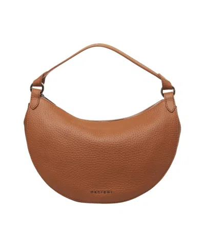 Orciani Dumpling' Leather Shoulder Bag In Brown
