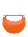 Orciani Dumpling Soft Mini Bag In Orange