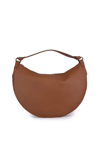 Orciani Dumpling Soft Large Leather Bag In Cuoio